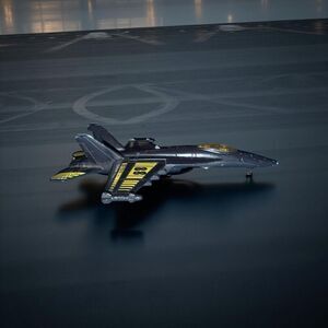 Matchbox Skybusters Boeing F/A 18E Super Hornet F18 Fighter Ket Blk Diecast A21